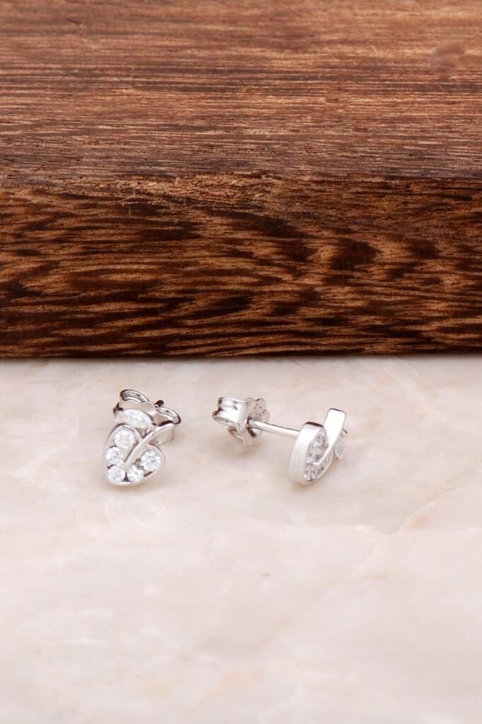 Elma Tasarım Gümüş Küpe 4583