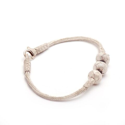 Kazaziye El Sarması Gümüş Bileklik 166