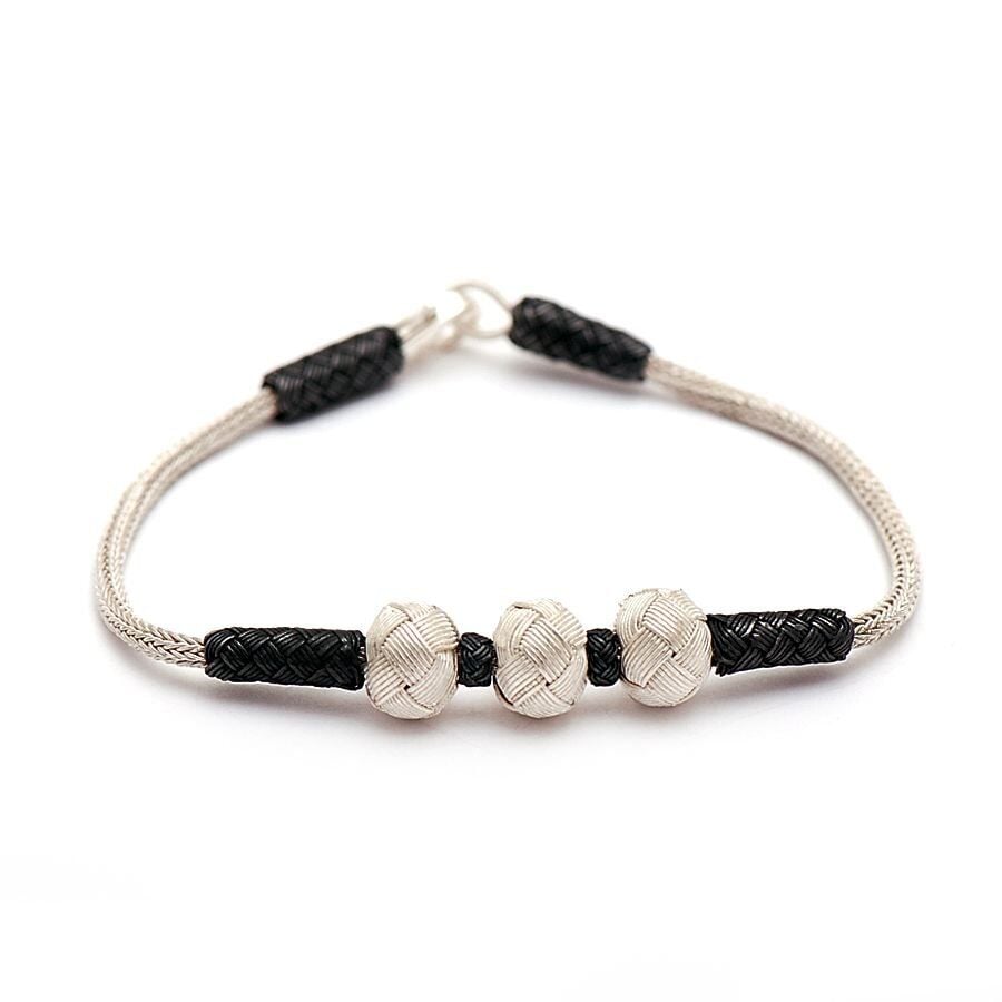 Kazaziye El Sarması Gümüş Bileklik 171