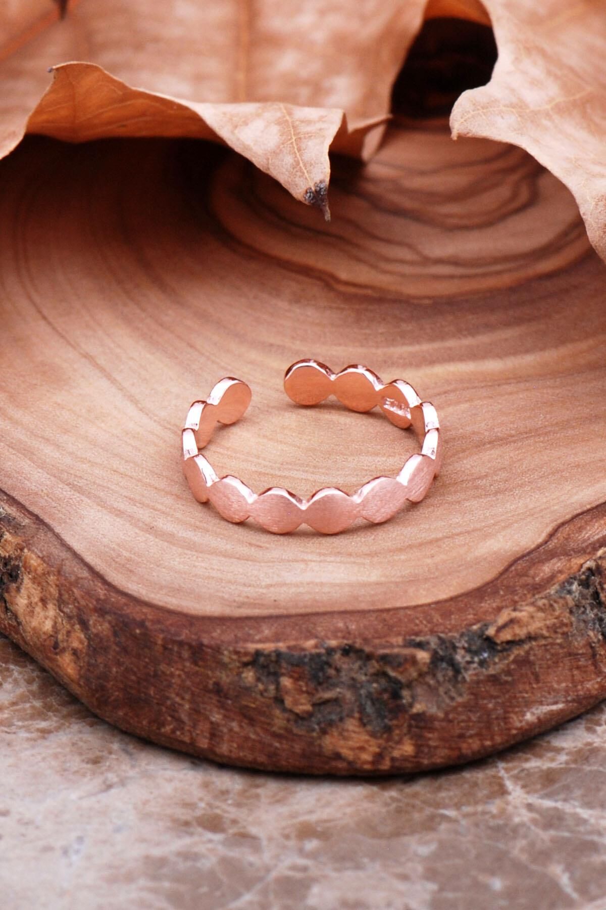 Rose Gümüş Tasarım Yüzük 2930