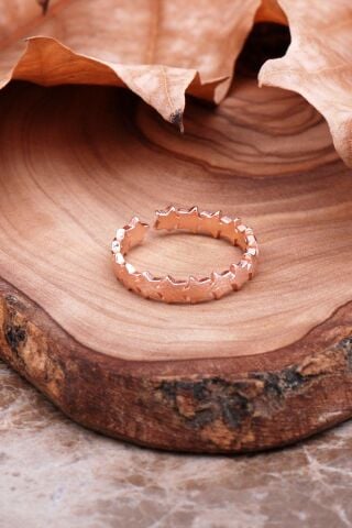 Yıldız Tasarım Rose Gümüş Yüzük 2933