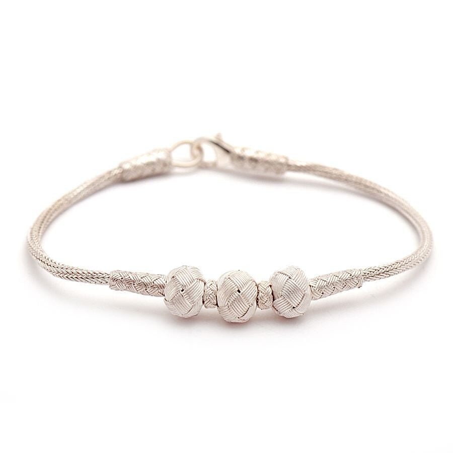 El Sarması Kazaziye Gümüş Bileklik 178