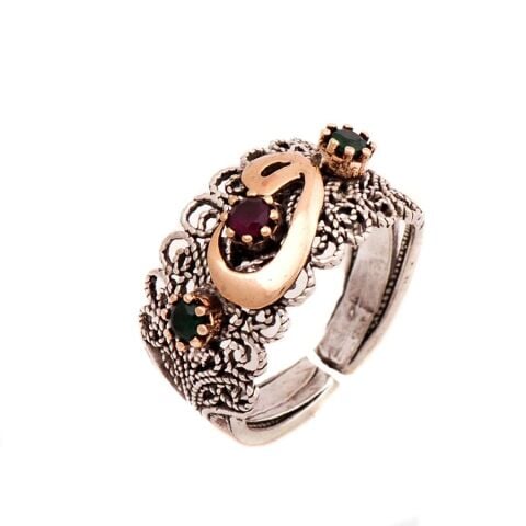 Vavlı Telkari El Yapımı Gümüş Yüzük 1394