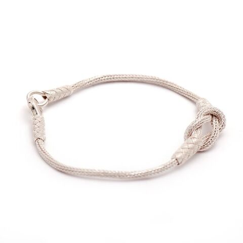 Kazaziye El Sarması Gümüş Bileklik 197