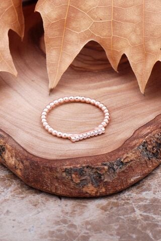 Rose Gümüş Tasarım Yüzük 2963