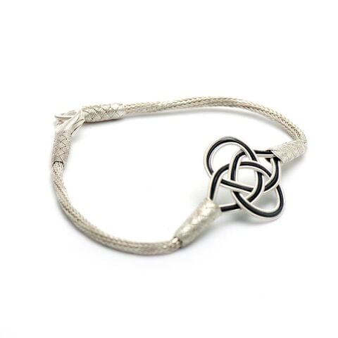 DOSTLUK İKİ RENK KAZAZİYE EL SARMASI GÜMÜŞ BİLEKLİK 201