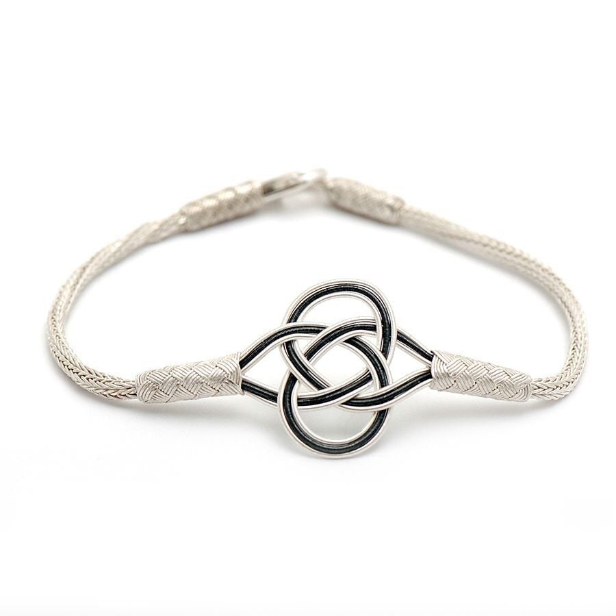 DOSTLUK İKİ RENK KAZAZİYE EL SARMASI GÜMÜŞ BİLEKLİK 201