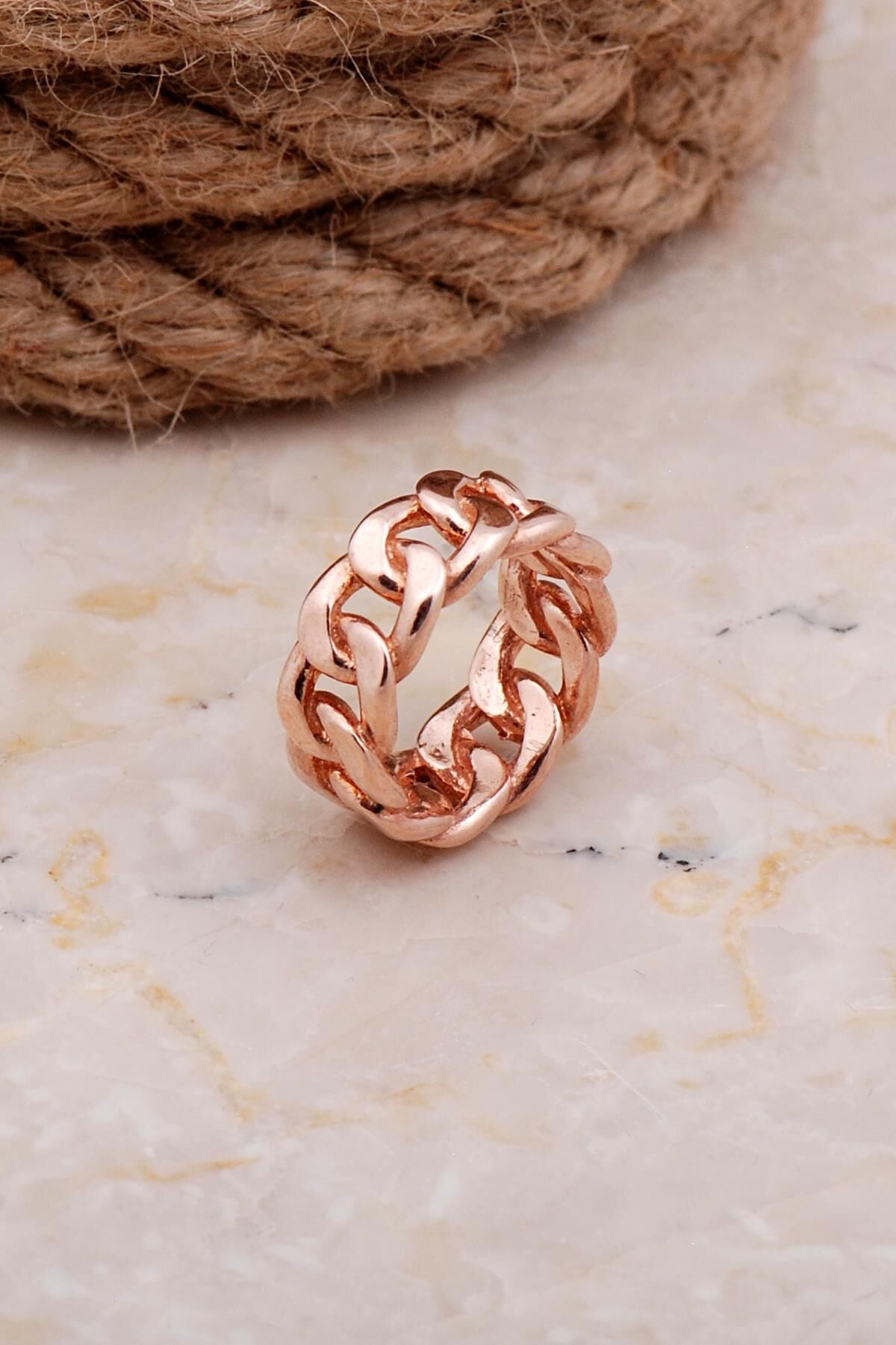 Gurmet Tasarım Rose Gümüş Yüzük 2588