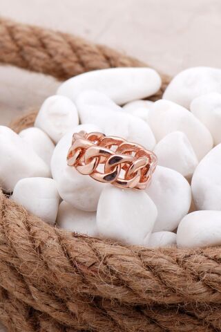 Gurmet Tasarım Rose Gümüş Yüzük 2588