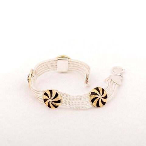 Midyat Hasırı Gümüş Bileklik 1960