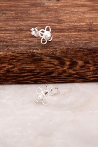 Telkari Tasarım Gümüş Küpe 4662