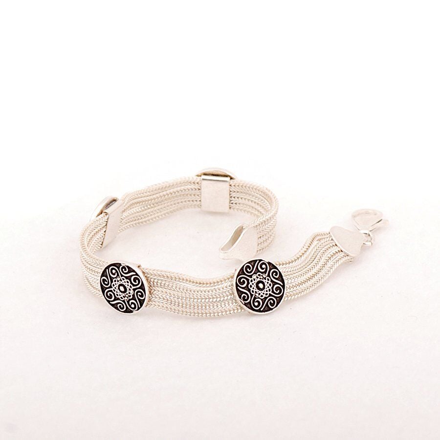 Midyat Hasırı Gümüş Bileklik 1964