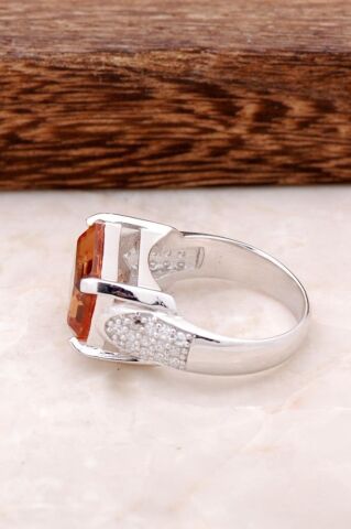 Sultan Taşlı Tasarım Gümüş Yüzük 1765