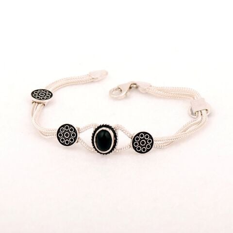 Midyat Hasırı Gümüş Bileklik 1970