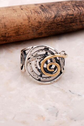 Sarma Elişi Tasarım Gümüş Yüzük 3141