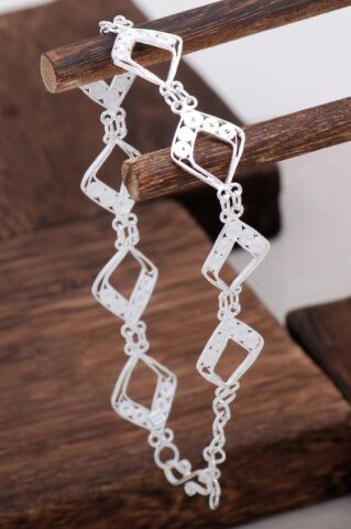 Telkari Tasarım Gümüş Bileklik 3109