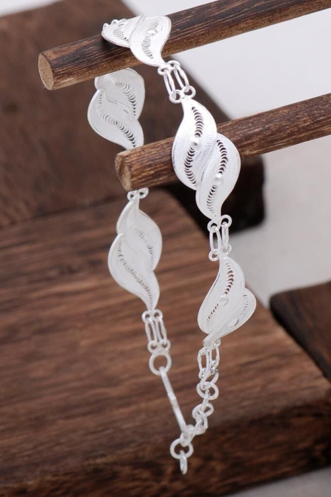 Telkari Tasarım Gümüş Bileklik 3110