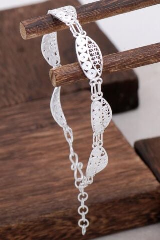 Telkari Tasarım Gümüş Bileklik 3114