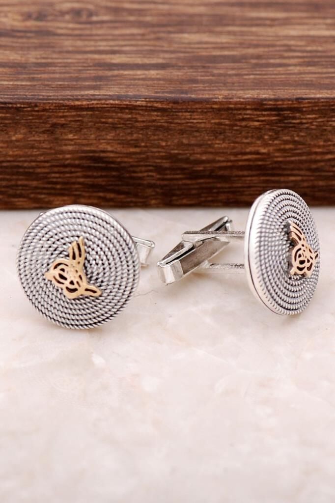 TELKARİ EL SARMASI OSMANLI TUĞRALI KOL DÜĞMESİ 22