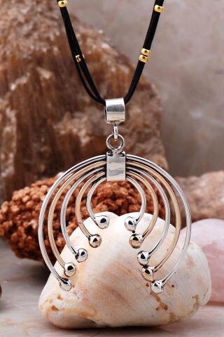 Trend Tasarım Tomurcuk Halkalı Kolye 6796