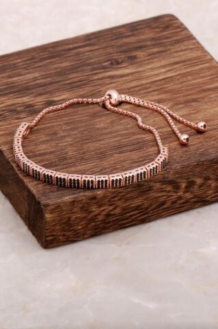 Su Yolu Asansörlü Gümüş Bileklik 3161