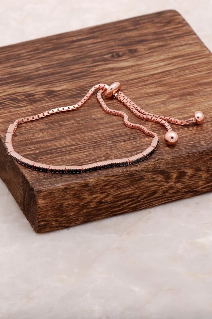 Su Yolu Asansörlü Gümüş Bileklik 3163