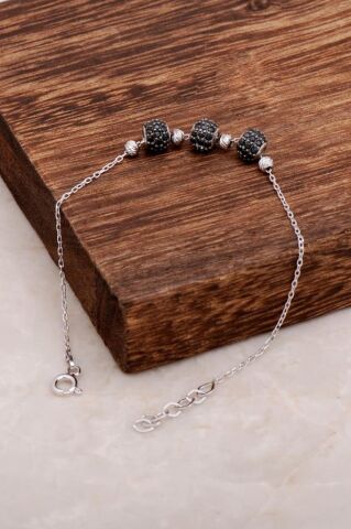 Tasarım Toplu Gümüş Bileklik 3165