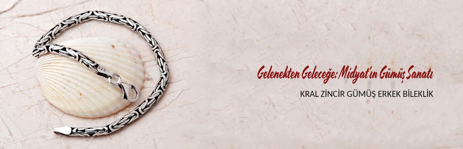 Kral Zincir Elişi 4 Mm-22.5 Cm 925 Ayar Gümüş Erkek Bileklik