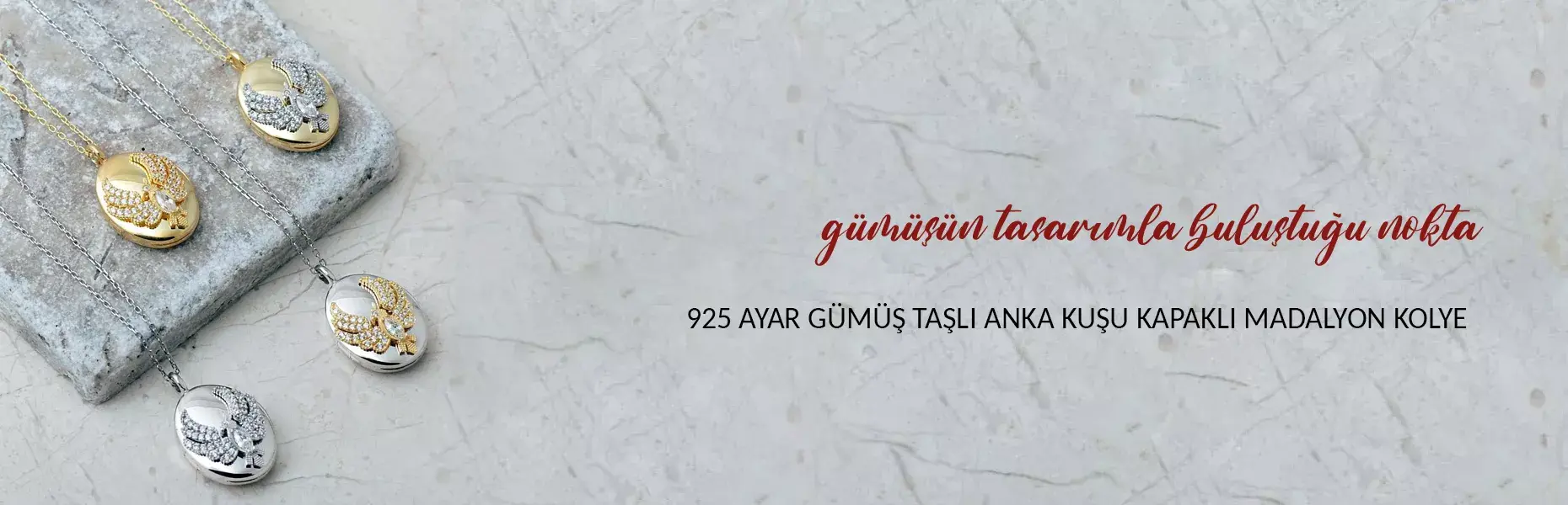 925 Ayar Gümüş Taşlı Anka Kuşu Kapaklı Açılır Kapanır Fotoğraflık Madalyon Kolye