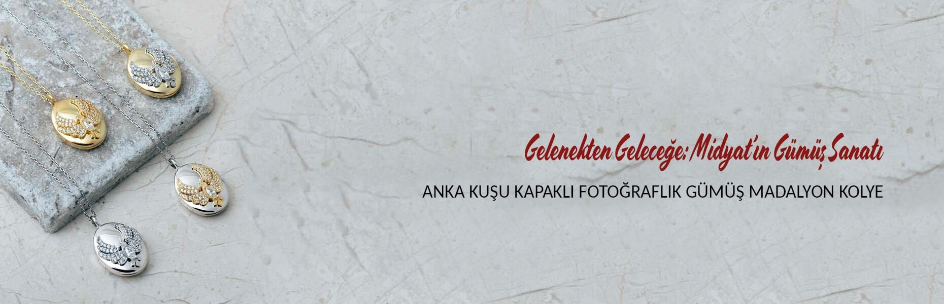 925 Ayar Gümüş Taşlı Anka Kuşu Kapaklı Açılır Kapanır Fotoğraflık Madalyon Kolye